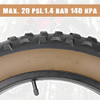 Brown Wall/ 2 Tires(no tube) Brown Wall/ 2 Tires(no tube)