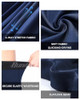 3pack: Black+white+navy Blue
