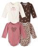 Warm Blush Leopard 4-pack