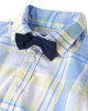 Blue Yellow Plaid Set