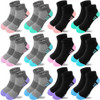 Black 6 Pairs(6 Colors) + Grey 6 Pairs(6 Colors)