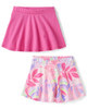 Luau Print/Fuschia 2-pack