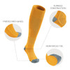 E-baseball Socks-yellow