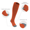 G-baseball Socks-orange