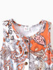 Pattern: Brown/Orange/Solid