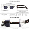 C34 Crystal Frame/Gray Lens/Tortoise Temples