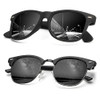 C04- (2 Pack) Matte Black / Matte Black Frame Black Lens