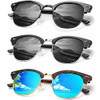 D10-(3 Pack)tortoise Blue/Black/Silver Black