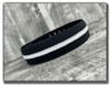 Carbon Black W/ White Stripe