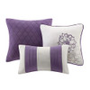 Floral Grey/Purple