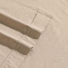 Washed Percale Camel Brown