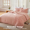 05 - Coral Pink - Tufted Checkboard