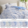 Blue White Floral