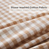 Taupe/White Plaid