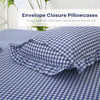 Navy Blue/White Plaid