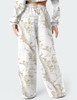 White Leaf Print