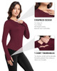 Black+white+heather Ligth Gray+dark Red