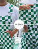 Overalls for Men - Green Checkered