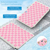 Pink Grid Stars