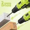 20v Drill (Green)- Double