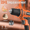 20v Drill (Orange)-double