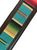 Whiskey Brown With Turquoise Fabric