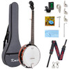 Banjo Full Size Banjos Set with Resonator,