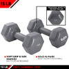 Vinyl Dumbbell Pair