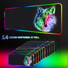 Rgb Wolf Mouse Pad