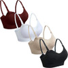 4pcs (Black Beige Rosered White)