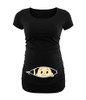 Black - Baby Maternity T-shirt Black - Baby Maternity T-shirt
