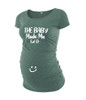 Sea Green- Baby Made Me Eat It Maternity Shirt Sea Green- Baby Made Me Eat It Maternity Shirt