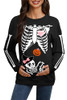 Black Skeleton & Pumpkin