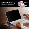 Black surface privacy screen