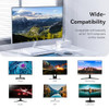 Black monitor privacy screen