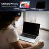 Black macbook privacy screen
