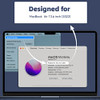 Black macbook privacy screen