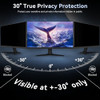 Black monitor privacy screen