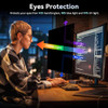 Black monitor privacy screen