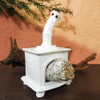 Fireplace Palo Santo Holder-white
