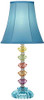 Teal Shade Stacked Glass