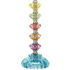 Teal Shade Stacked Glass