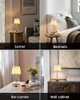 Gold + Beige Lampshde (2 Pack)