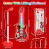 Kids Electric Guitar Kit With Microphone & Stand