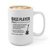 Bass player definition White
