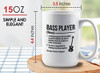 Bass player definition White