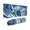 Blue and White Camo Cool Marble Abstract Fluid Liquid
