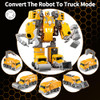 5 in 1 Yellow Construction Robot