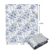 Blue White-floral