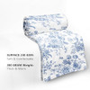 Blue White-floral